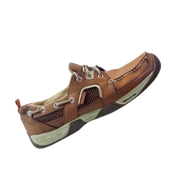 Sperry Top-Sider Men\'s Brown Leather Boat Shoes Size 10 main image 4